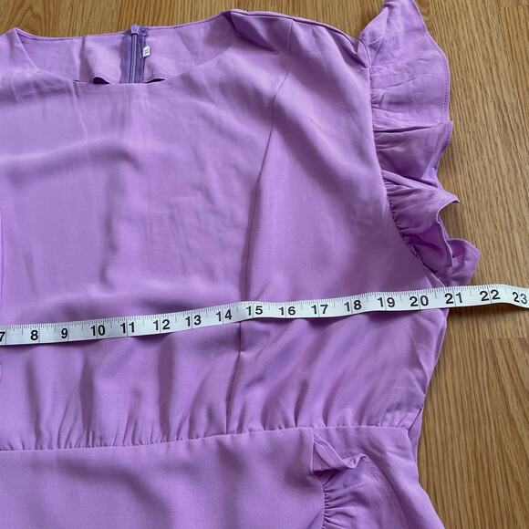 Lavender Ruffle Dress - Picture 7 of 10